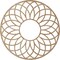 Ekena Millwork Cannes Wood Fretwork Pierced Ceiling Medallion, Red Oak, 24"OD x 8 1/4"ID x 3/8"T CMWP24X24X0375CNRO - alternate 3